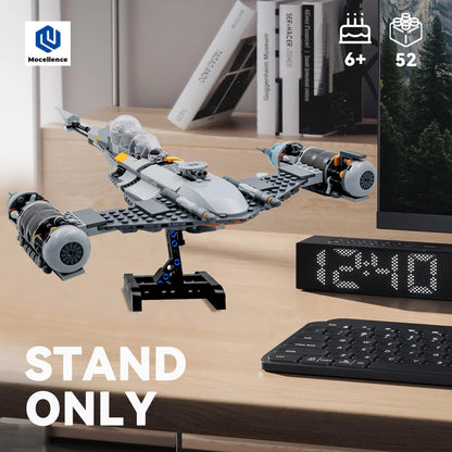Soporte de exhibición para Lego X Wing (paquete de 2), soporte mejorado para Lego N-1, TIE Bomber, Fighter 75301 75325 75347 75333 75346 60226, regalo para niños y fanáticos (52 piezas)
