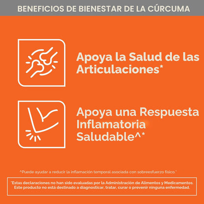 Curcumina de cúrcuma con pimienta negra y jengibre, Qunol 2400 mg t...