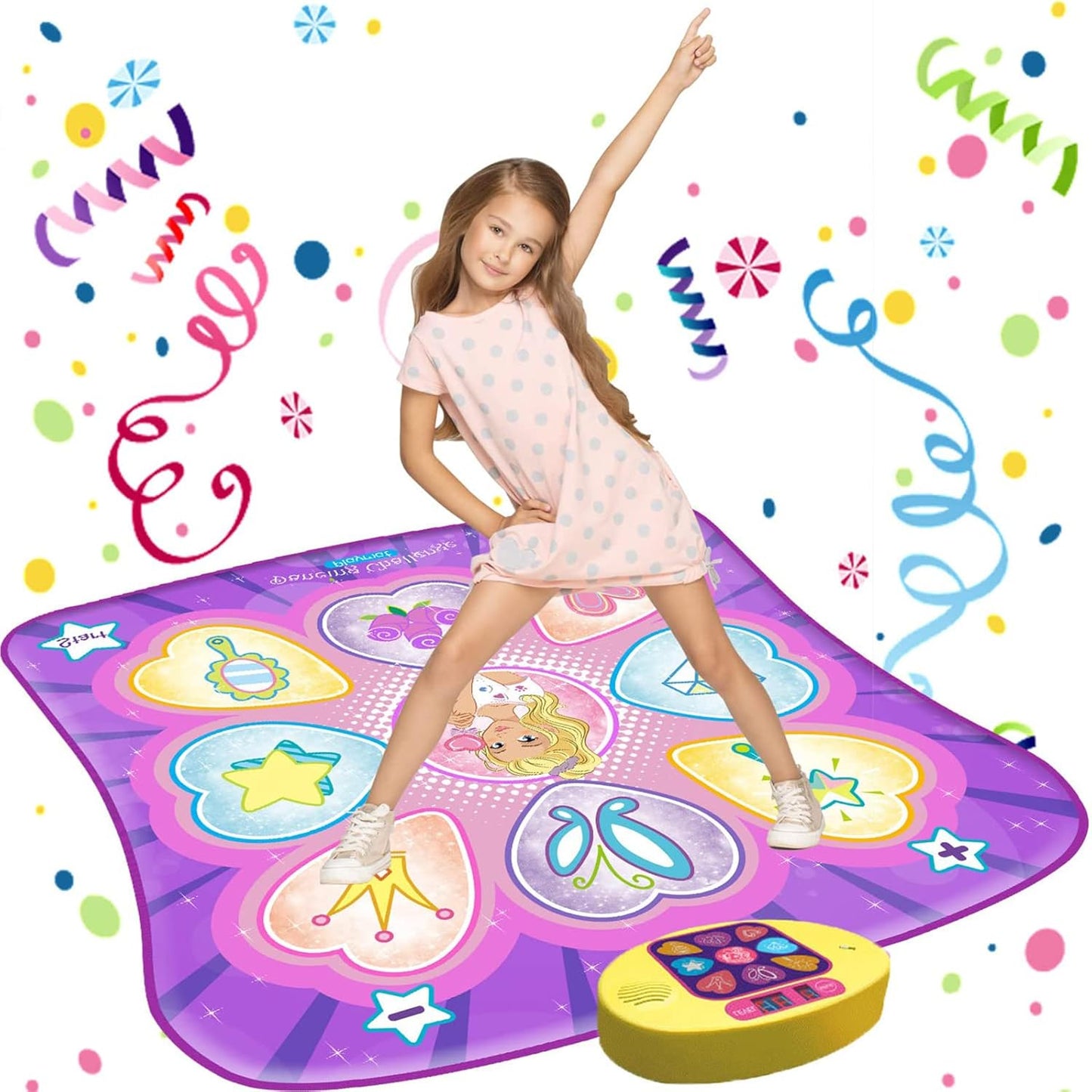 SUNLIN - Alfombra de baile para niñas de 3 a 10 años | Alfombrilla...
