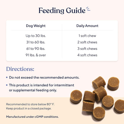 Pawfy Suplemento para Cadera y Articulaciones para Perros con MSM y...