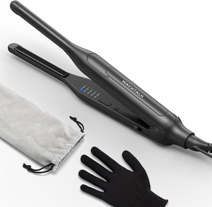 Wavytalk Plancha plana tipo lápiz, plancha pequeña de 3\/10 pulgada...