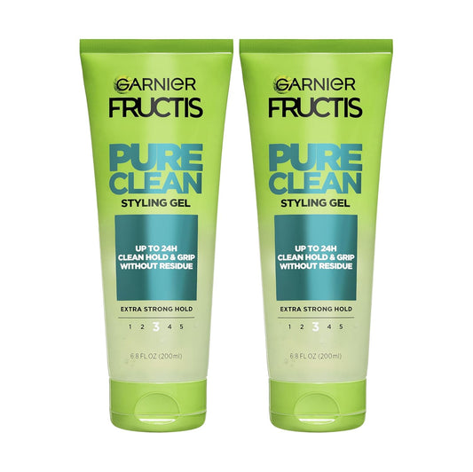 Garnier Fructis Style Pure Clean - Gel de peinado, 6.8 onzas líquid...