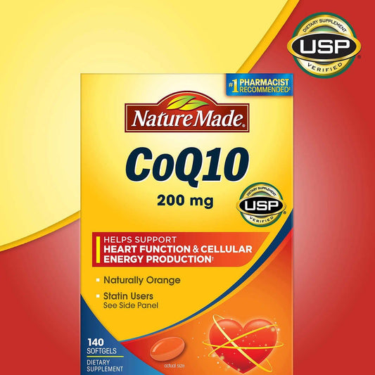 Nature Made CoQ10 200 mg cápsulas blandas (140 unidades)