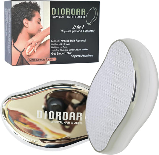 DIOROAR Borrador de pelo de cristal, eliminador de pelo de cristal,...