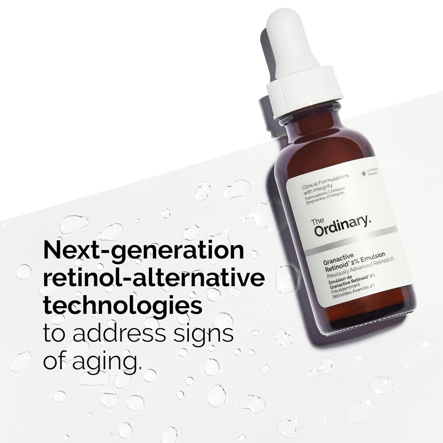 The Ordinary - Retinoide granactivo al 2% Emulsión, alternativa avanzada de retinoide para antienvejecimiento y mejora de la textura de la piel, 1 fl oz (30 ml)