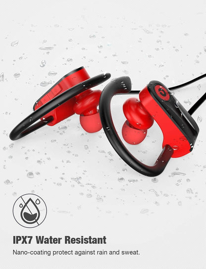 Otium Auriculares deportivos inalámbricos Bluetooth 5.3 con micrófo...
