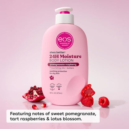 eos Shea Better Loción corporal granada frambuesa, cuidado de la pi...