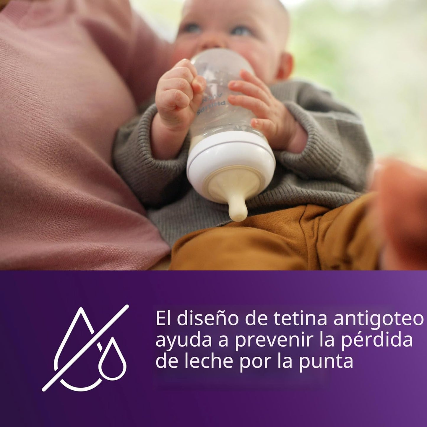 Philips AVENT - Biberón natural con boquilla de respuesta natural,...