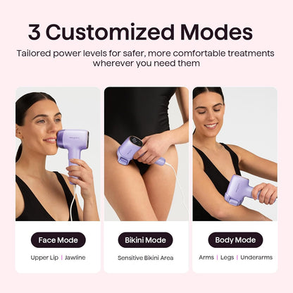 Wavytalk Dispositivo de depilación IPL, Bare It para bikini de cara...