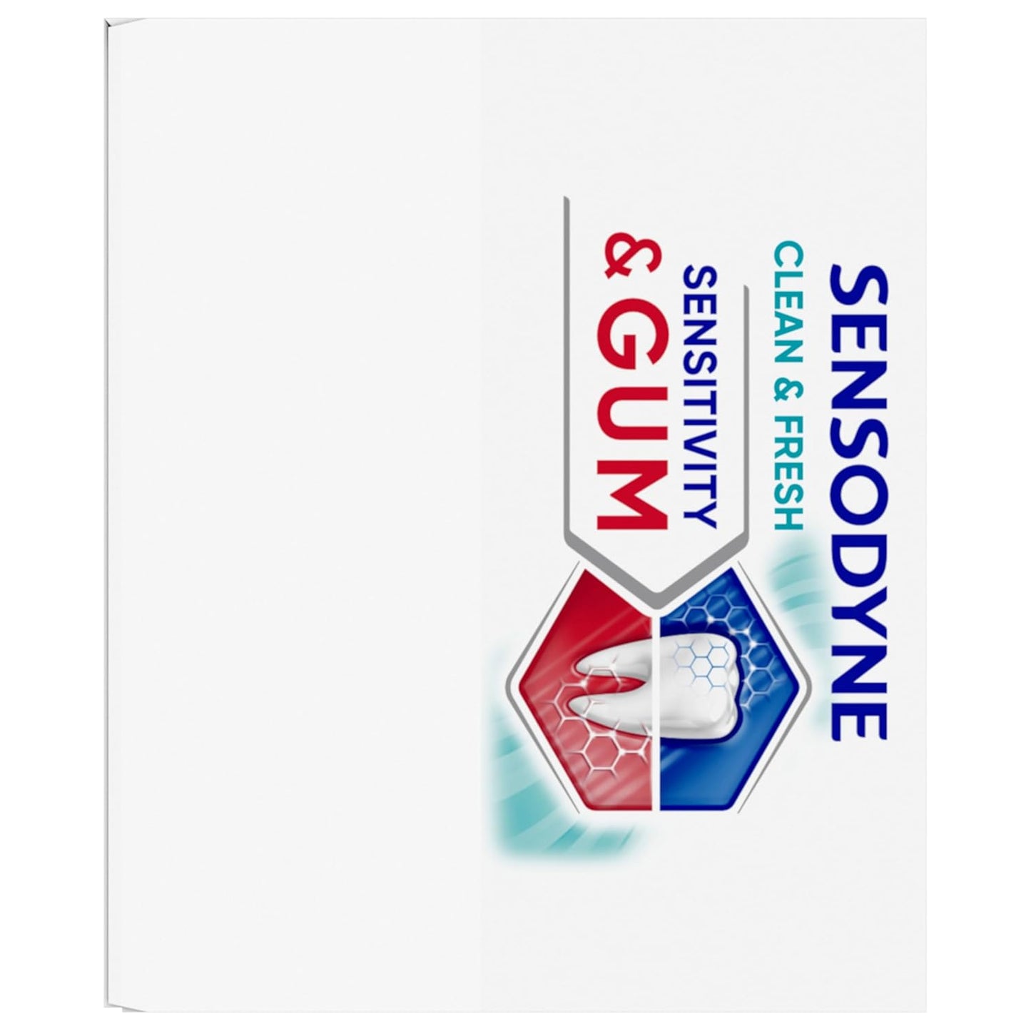 Sensodyne Sensitivity & Gum Sensitive Pasta dental para gingivitis, tratamiento de dientes sensibles, Clean & Fresh - 3.4 oz (paquete de 4)