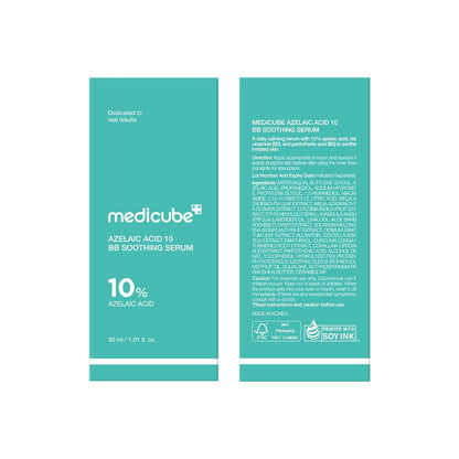 medicube Suero calmante de ácido azelaico | Ideal para calmar la piel con problemas | Cuidado de la piel coreano | 1.01 onzas líquidas