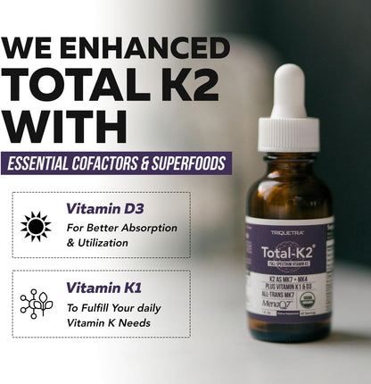Total K2® | Vitamina K2 como MK7 y MK4 | Cofactor Plus K1 y vitamin...