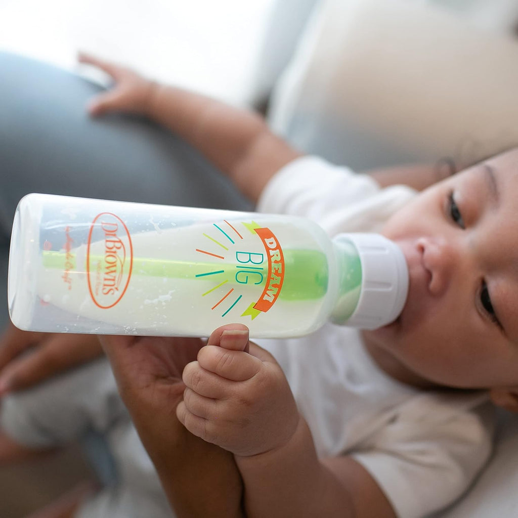 Dr. Brown's Natural Flow Anti-Colic Options+ Biberón estrecho,...