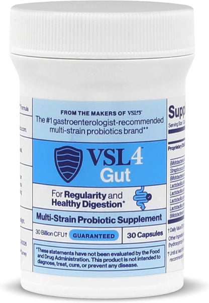 VSL4 Probióticos diarios intestinales para la salud intestinal, 30B...