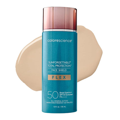 Colorescience Protector facial de protección total Flex SPF 50, 1.8...