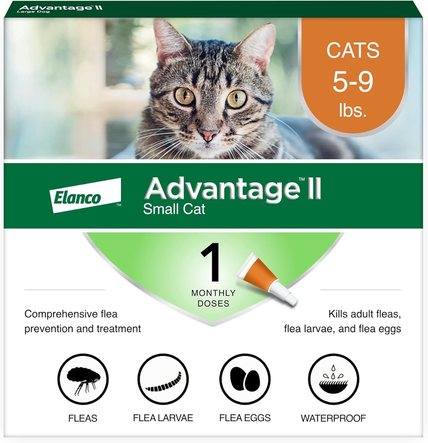 Advantage II Tratamiento y prevención de pulgas recomendado por vet...