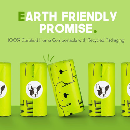 Bolsas compostables para excremento de perro 100% certificadas para...