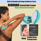 DIOROAR Borrador de pelo de cristal, removedor de pelo de cristal,...