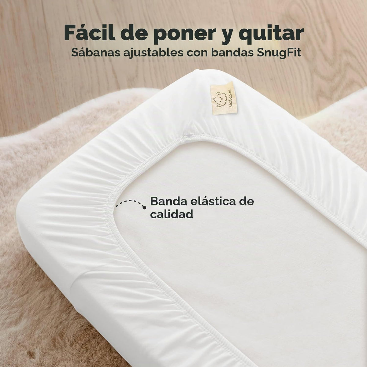 Paquete de 2 protectores de colchón impermeables para moisés de 32...