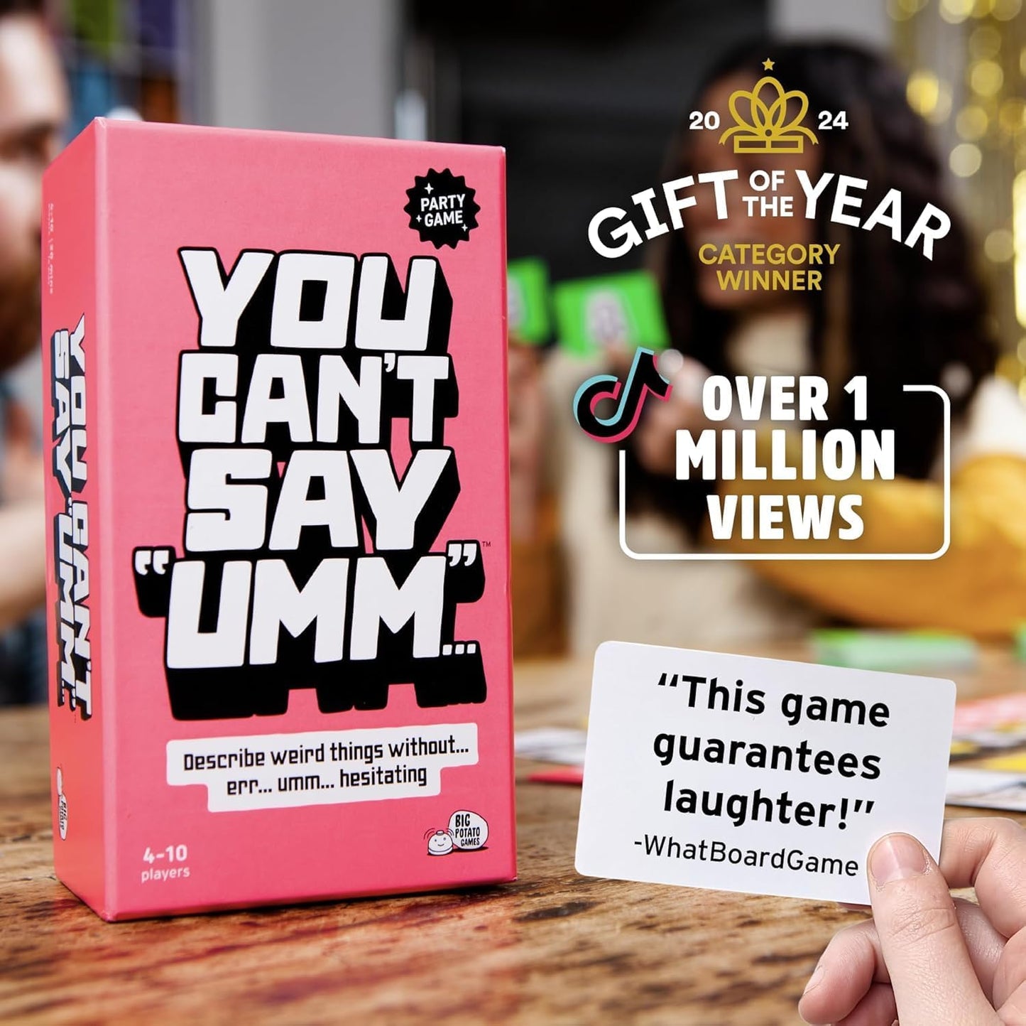 Big Potato No puedes decir UMM: un juego de fiesta para familiares...
