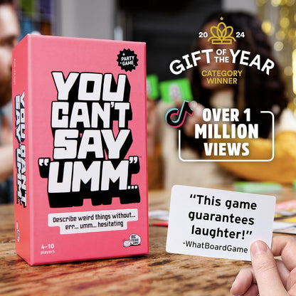 Big Potato No puedes decir UMM: un juego de fiesta para familiares...