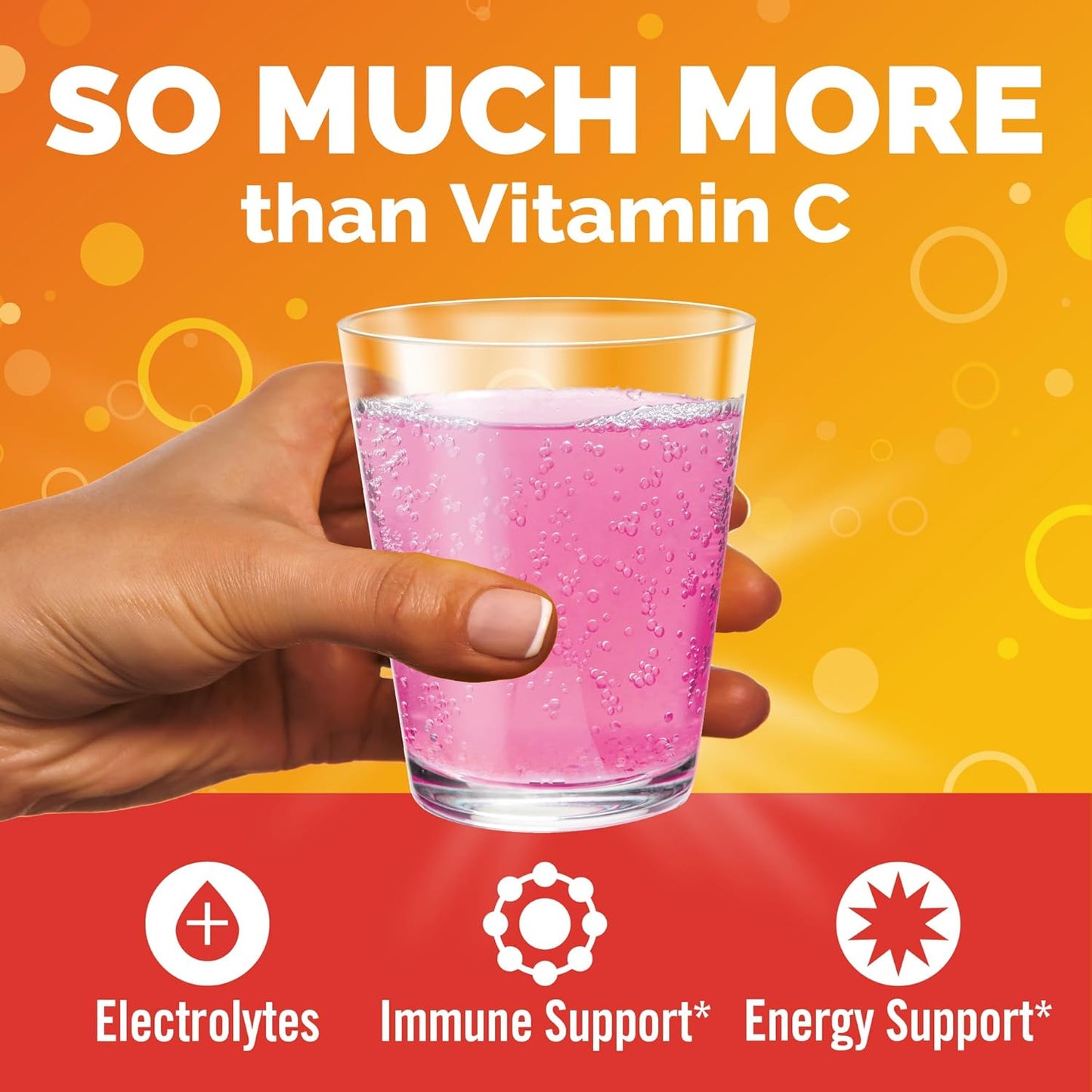 Emergen-C Polvo de apoyo inmunológico de 1000 mg de vitamina C fram...