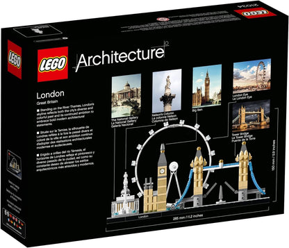 LEGO Architecture London Skyline Collection 21034 - Kit de construcción modelo y regalo para niños y adultos (468 piezas)
