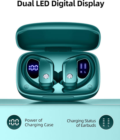 bmanl Auriculares Inalámbricos Bluetooth Audífonos Sobre la Oreja c...