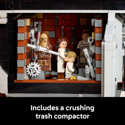 LEGO Star Wars - Juego de construcción de Estrella de la Muerte para adultos, mayores de 18 años, coleccionable y decoración de habitación para oficina, dormitorio o estante de libros, actividad