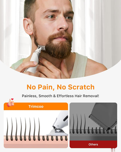 Trimcoo Nueva recortadora de pelo 2 en 1 para cuerpo y nariz, afeit...
