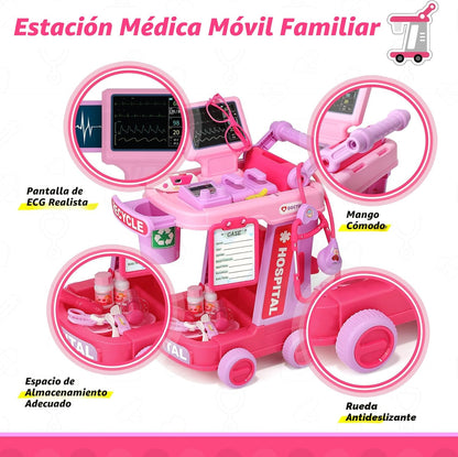 Liberry Kit de médico para niños pequeños de 2, 3, 4, 5, juego de s...