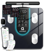 Báscula inteligente arboleaf para peso corporal, BIA de 8 electrodo...