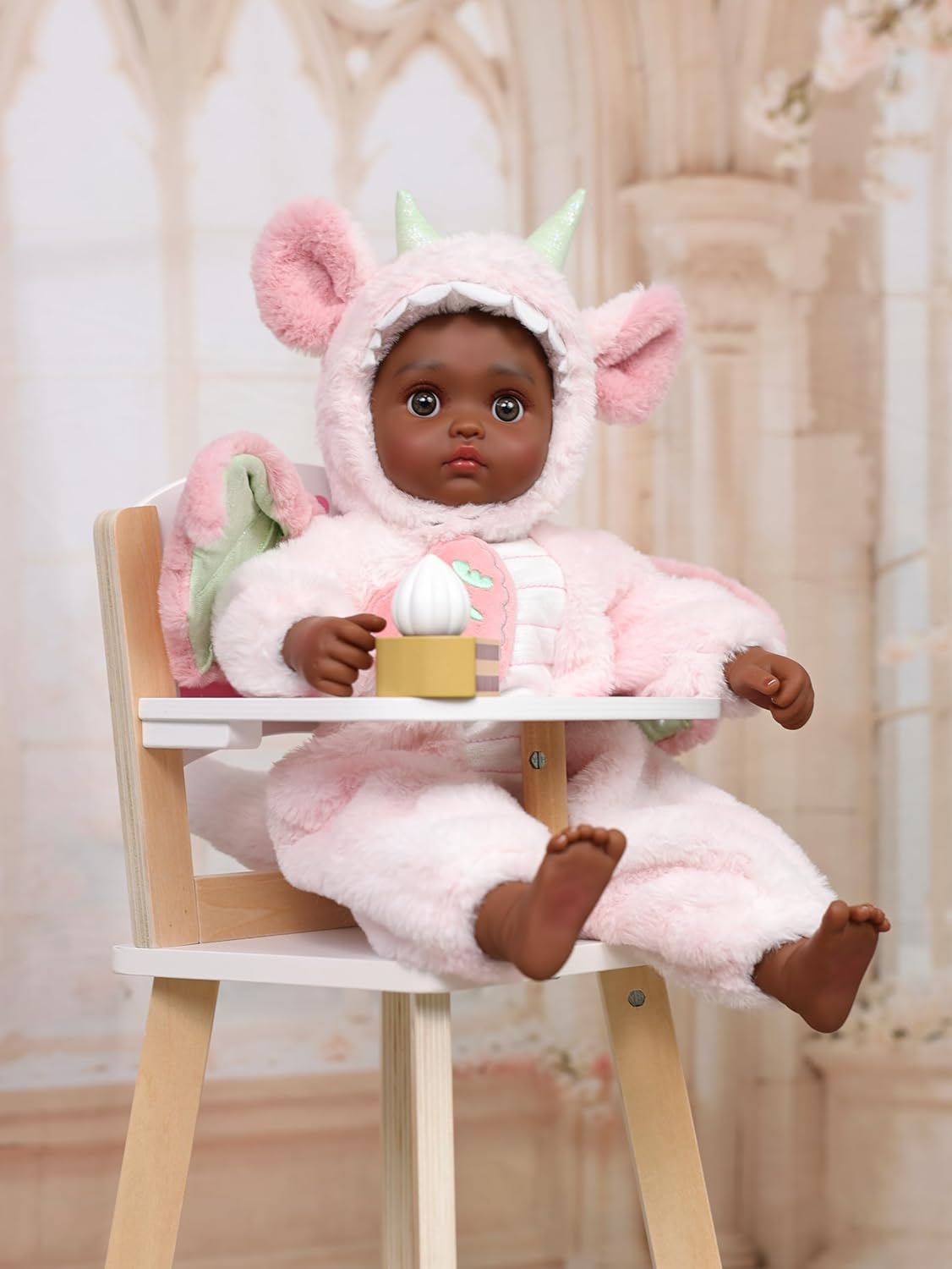 Cloveray Muñecas de bebé, muñeca de bebé grande de 18 pulgadas, rea...