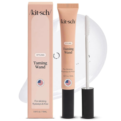 Kitsch Cepillo para cabello con frizz - Varita domadora con biotina...