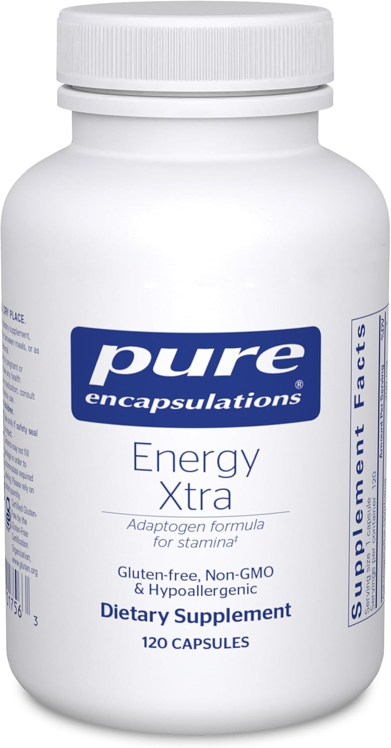 Pure Encapsulations Energy Xtra | Fórmula adaptógena para la resist...