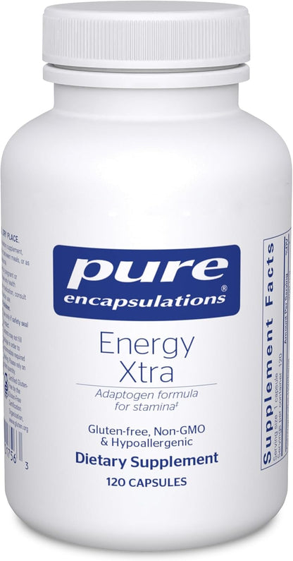 Pure Encapsulations Energy Xtra | Fórmula adaptógena para la resist...