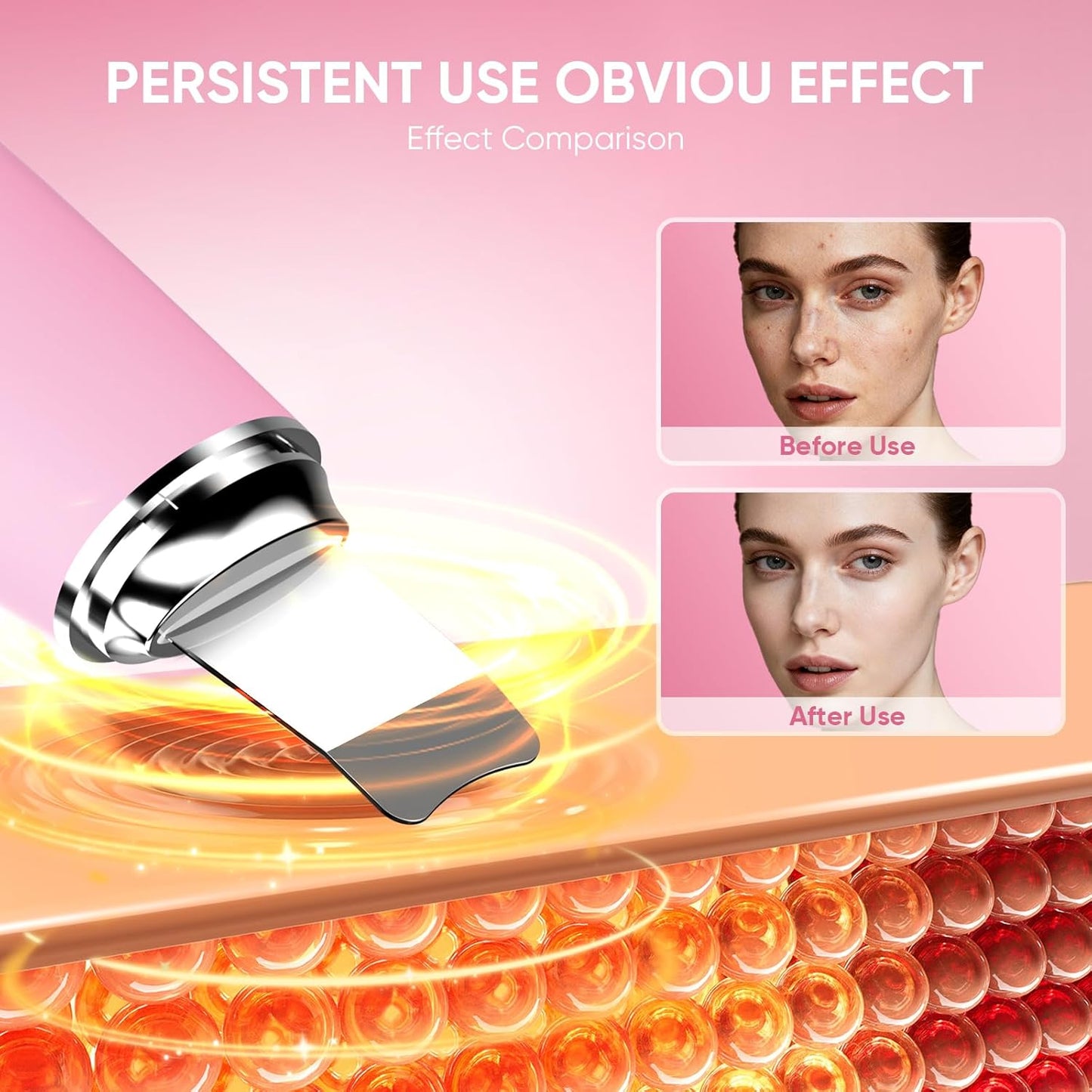 Stepcare Cepillo facial de silicona recargable 2 en 1, cepillo de l...
