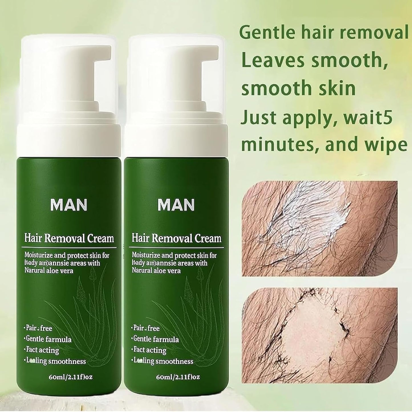 Depilación Botane, Depilación Botane Man, Aloe Vera natural, rápida...