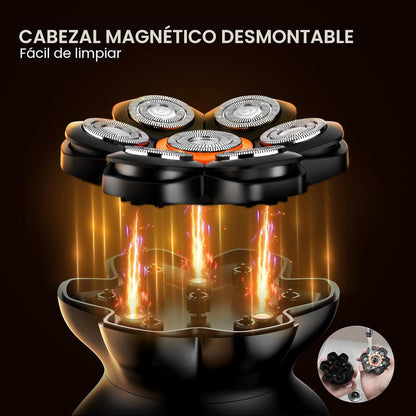 MAXGROOM® Afeitadora de cabeza para hombres calvos, maquinilla de a...