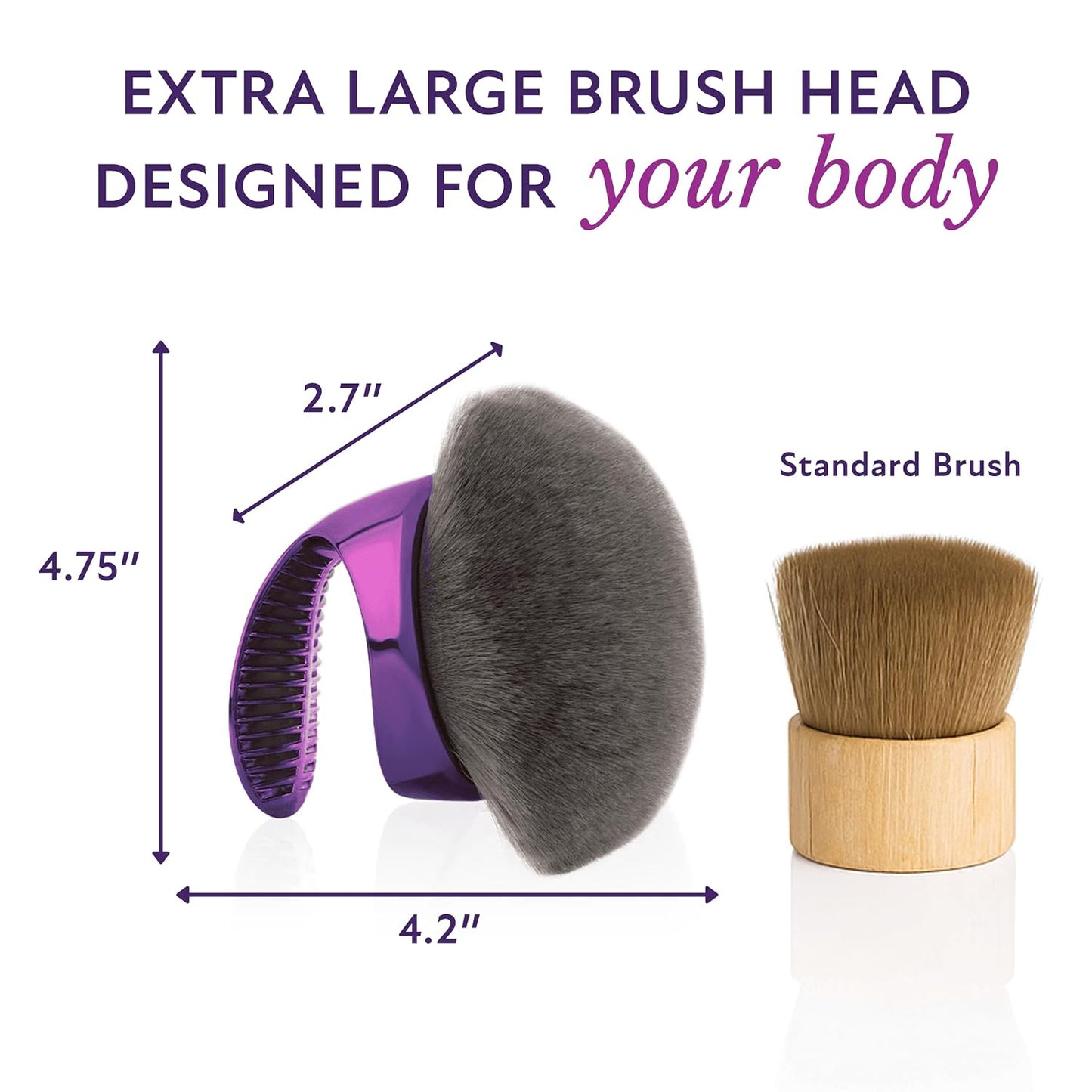 Westmore Beauty Cepillo Kabuki para mezclar y difuminar el cuerpo y...