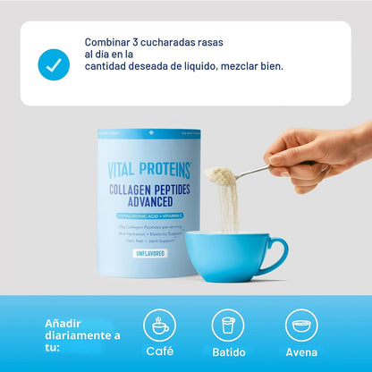 Vital Proteins - Péptidos de colágeno en polvo, de vacas alimentada...