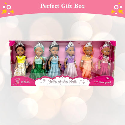 Set de Muñecas Pequeñas con Mini Muñecas de Princesa para Niñas \u2...