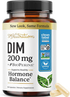 Suplemento DIM 200 mg | Balance de estrógeno para mujeres y hombres...