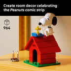 LEGO Ideas Cacahuetes: Caseta de perro de Snoopy 21368 | Juego de c...