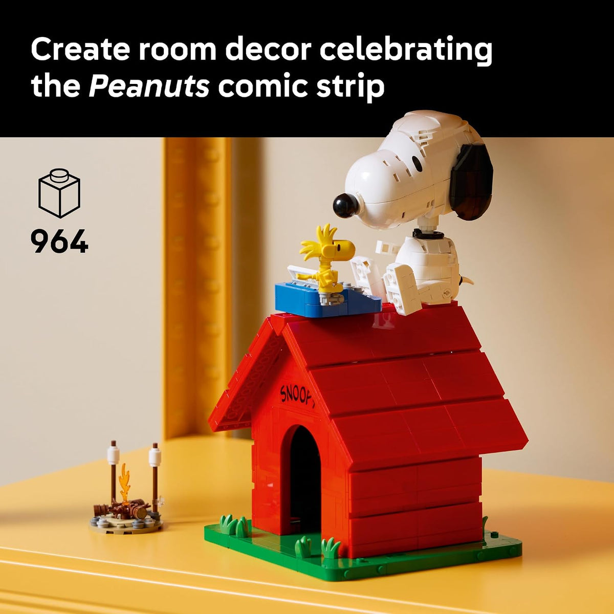LEGO Ideas Cacahuetes: Caseta de perro de Snoopy 21368 | Juego de c...