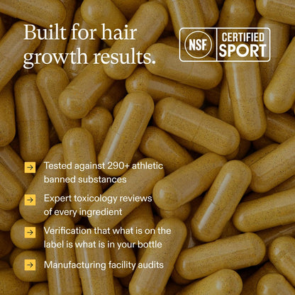 Nutrafol - Suplementos de crecimiento del cabello para mujeres, edades 18-44, clínicamente probados para cabello visiblemente más grueso y fuerte, recomendado por dermatólogos - suministro para 1 mes