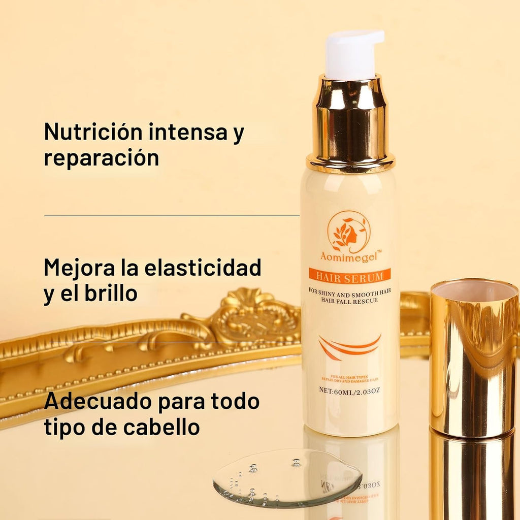 Aomimegel Juego de mascarilla capilar de aceite de argán para repar...