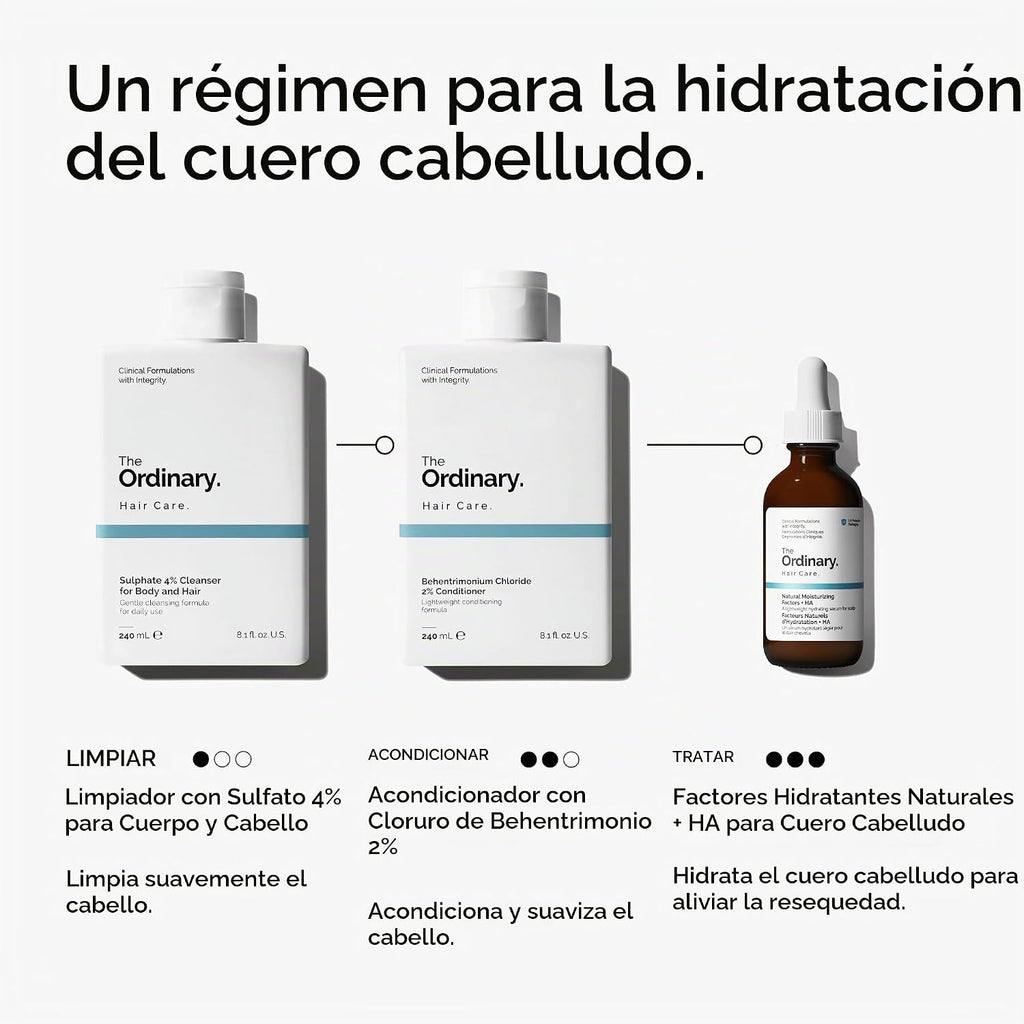 The Ordinary Hair Care Factores hidratantes naturales + ácido hialu...