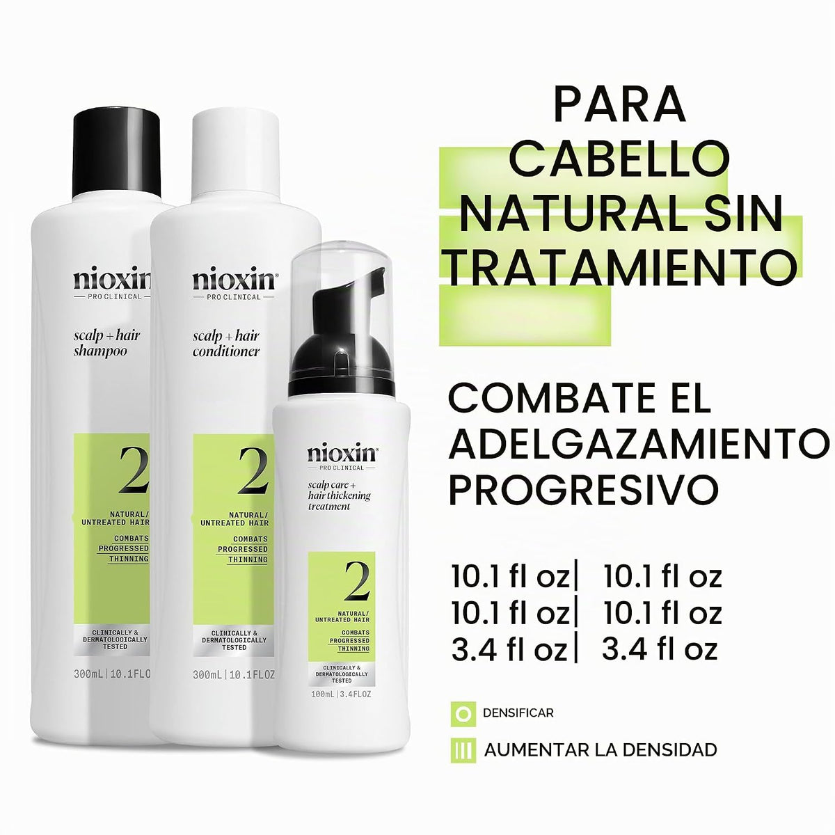 Nioxin Kits de sistema, limpia, acondiciona, hidrata el cuero cabel...