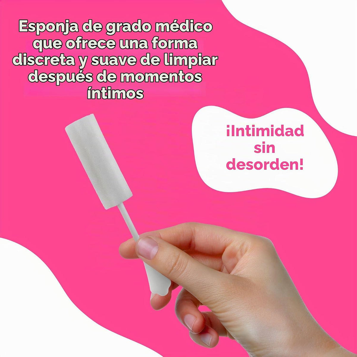 Paquete de 30 unidades de esponjas post-coito Happy Hygienics para...